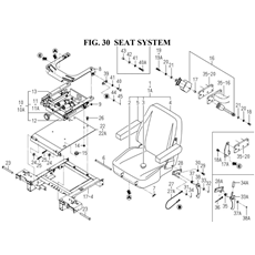 SEAT SYSTEM(1752-611-0100) spare parts