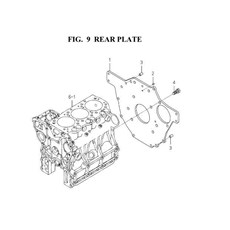 REAR PLATE spare parts
