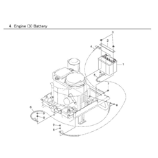 ENGINE (3) BATTERY spare parts