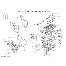 FIG. 27 REPAIR PARTS(OPTION) spare parts