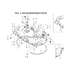 DECK(MOWER)SYSTEM spare parts
