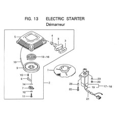 ELECTRIC STARTER spare parts