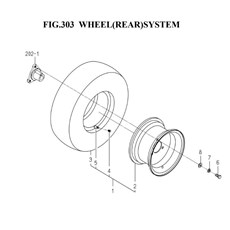 WHEEL(REAR)SYSTEM(1782-317-0100) spare parts