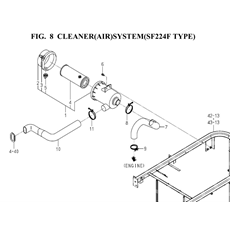 CLEANER (AIR) SYSTEM(SF224F TYPE) spare parts