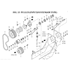 PULLEY(INPUT)SYSTEM(438 TYPE) spare parts