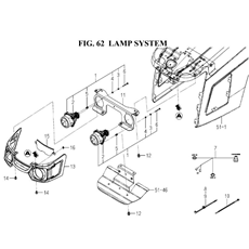 LAMP SYSTEM(1845-650-0100) spare parts