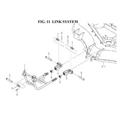 LINK SYSTEM(8657-608C-0100) spare parts