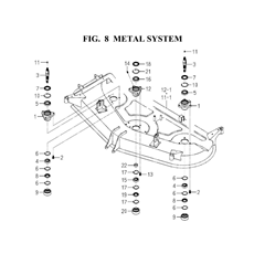 METAL SYSTEM(8654-301C-0100) spare parts