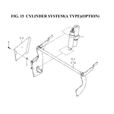 CYLINDER SYSTEM(A TYPE)(OPTION) spare parts