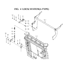 LOCK SYSTEM(A TYPE) spare parts