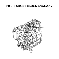 SHORT BLOCK ENGINE ASSY (6004-014Q-0100) spare parts