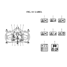 LABEL(8672-901A-0100) spare parts