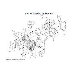 FIG. 10 TIMING GEAR CASE spare parts