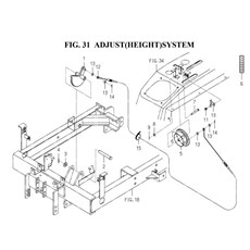 ADJUST(HEIGHT)SYSTEM(1752-554A-0100) spare parts