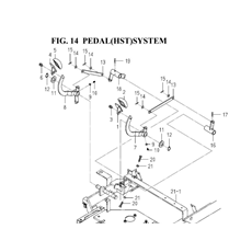 PEDAL(HST)SYSTEM spare parts