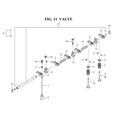 VALVE (6004-301-0100) spare parts