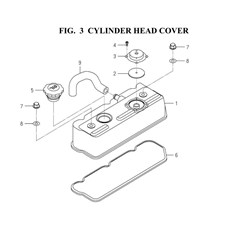 CYLINDER HEAD COVER(6005-110-0100) spare parts
