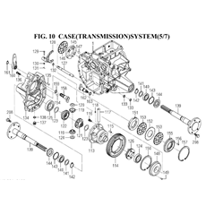 CASE(TRANSMISSION)SYSTEM(5/7)(1845-201-0100) spare parts