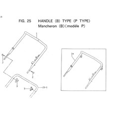 HANDLE (B) TYPE (P TYPE) spare parts