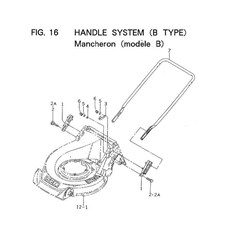 HANDLE SYSTEM (B TYPE) spare parts