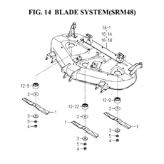 BLADE SYSTEM(SRM48)(8597-306C-0100) spare parts