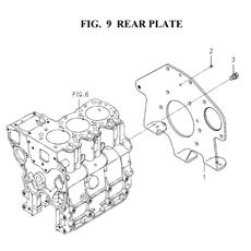 REAR PLATE (6004-220M-0100) spare parts