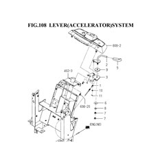 LEVER(ACCELERATOR)SYSTEM(1782-117-0100) spare parts