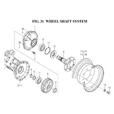 WHEEL SHAFT SYSTEM spare parts