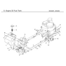 ENGINE (2) FUEL TANK spare parts