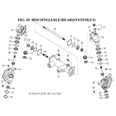 HOUSING(AXLE/REAR)SYSTEM(2/3) spare parts
