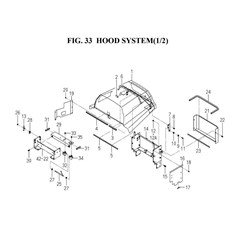 HOOD SYSTEM(1/2)(1752-601A-0100) spare parts