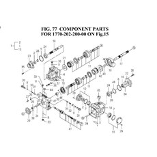 COMPONENT PARTS FOR 1770-202-200-00 ON Fig.15 spare parts