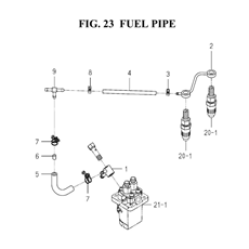 FUEL PIPE spare parts