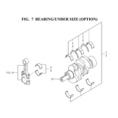 BEARING/UNDER SIZE (OPTION) spare parts