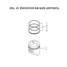 PISTON/OVER SIZE (OPTION)(6005-349P-0100) spare parts