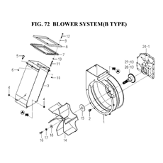 BLOWER SYSTEM(B TYPE) spare parts