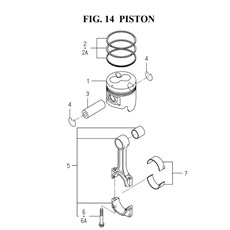 PISTON(6005-340P-0100) spare parts