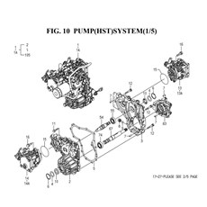PUMP(HST)SYSTEM(1/5)(1752-202-0100) spare parts