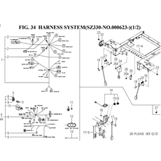 HARNESS SYSTEM(SZ330-NO.000623-)(1/2)(1752-690B-0100) spare parts