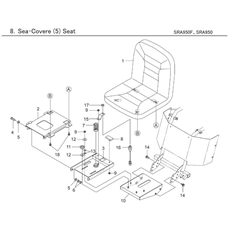 SEAT COVER (5) SEAT spare parts