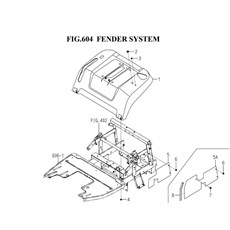 FENDER SYSTEM(1782-606-0100) spare parts