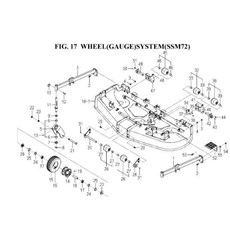 WHEEL (GAUGE) SYSTEM (SSM72) spare parts