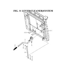 LEVER(CLEANER)SYSTEM spare parts