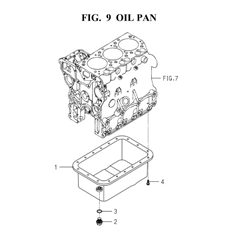 OIL PAN (6005-210I-0100) spare parts