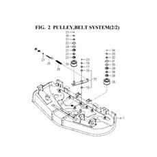 PULLEY, BELT SYSTEM (2/2) spare parts