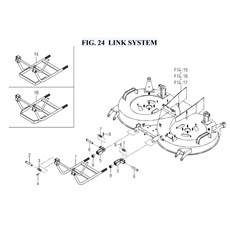 FIG. 24 LINK SYSTEM spare parts
