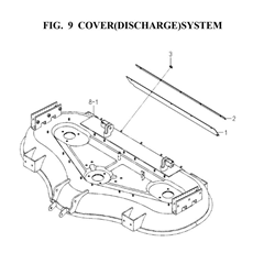 COVER(DISCHARGE)SYSTEM(8666-406-0100) spare parts