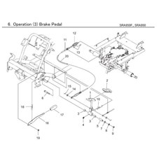 OPERATION (3) BRAKE PEDAL spare parts