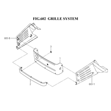 GRILLE SYSTEM(1782-602-0100) spare parts