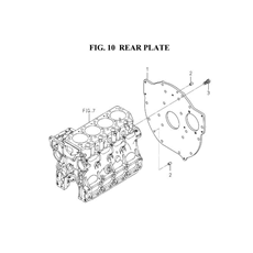 REAR PLATE spare parts